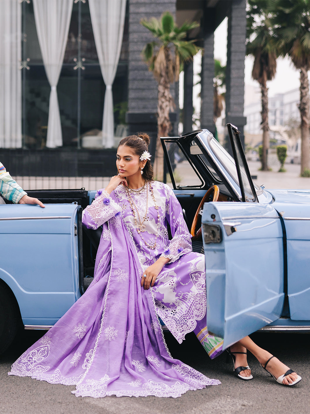 Mahnur | Broadway Luxury Lawn 25 | Viola by Mahnur - Designer Dress - Type: Ladies Clothes - Available at Libayah - 100% Original