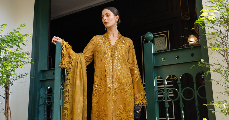 Maria B | luxury Lawn 26 | EL-26-07 by Maria B - Designer Dress  - Type : Ladies Clothes - Available at Libayah - 100% Original 