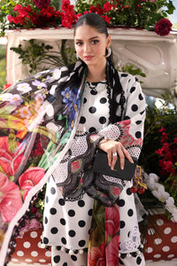 Maria B | M Prints 26 | MPT-3008-A by Maria B - Designer Dress  - Type : Ladies Clothes - Available at Libayah - 100% Original 