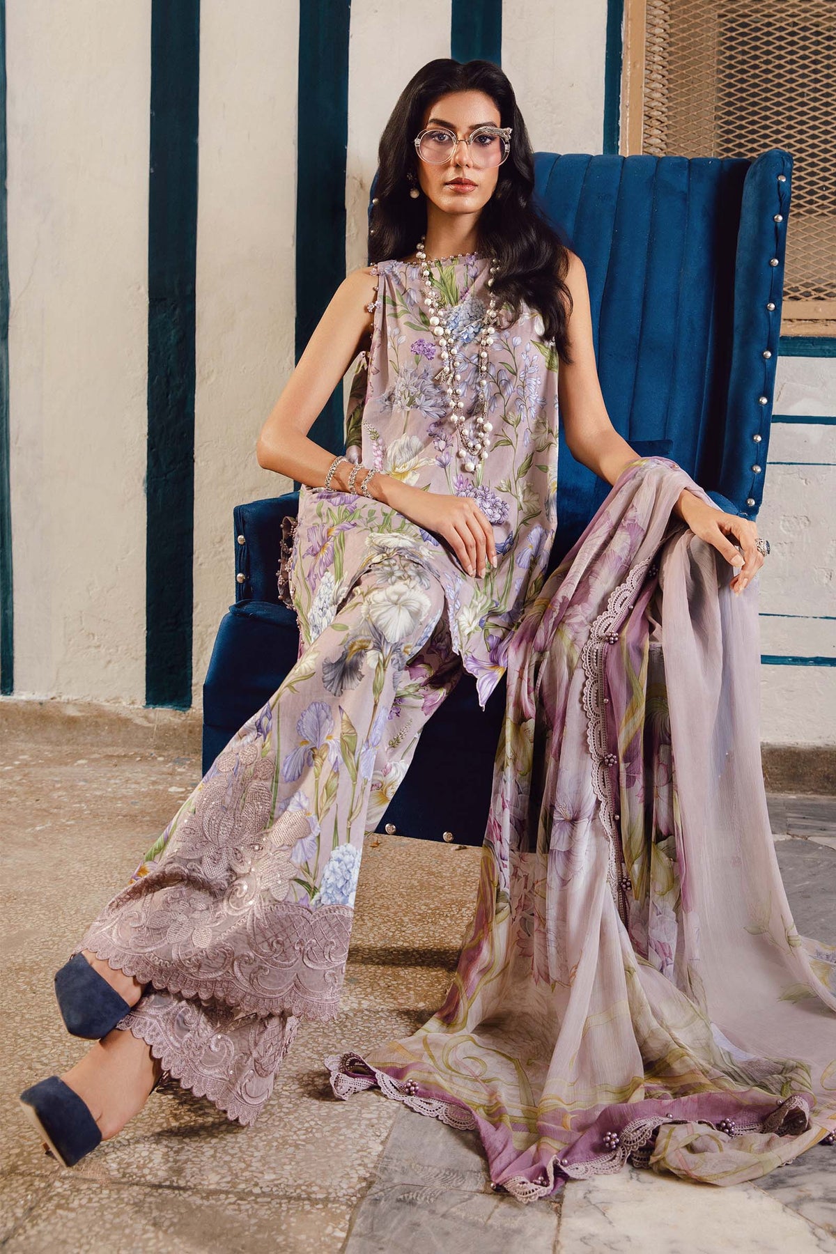 Maria B | M Prints Winter 25 | MPT-2708-A