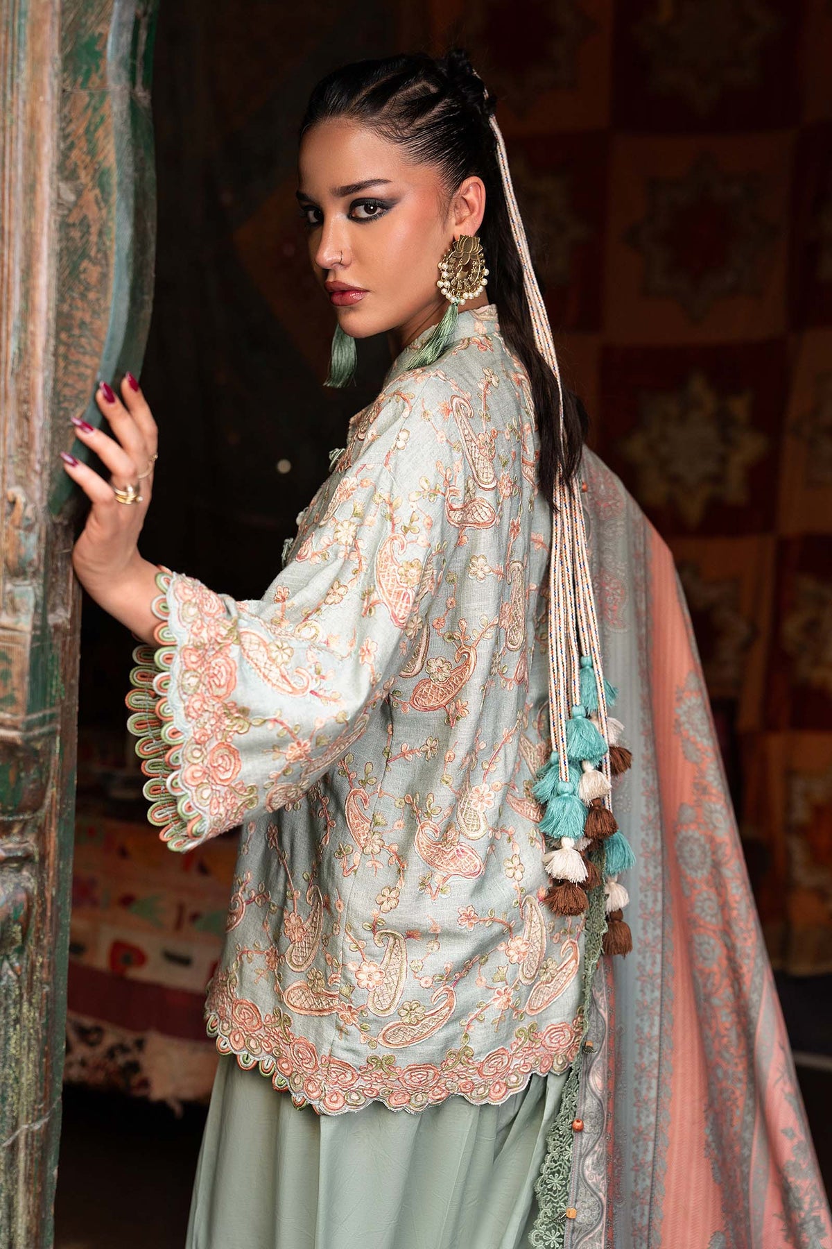 Maria B | M Prints Winter Fall 2026 | MPT-3108-B by Maria B - Designer Dress  - Type : Ladies Clothes - Available at Libayah - 100% Original 