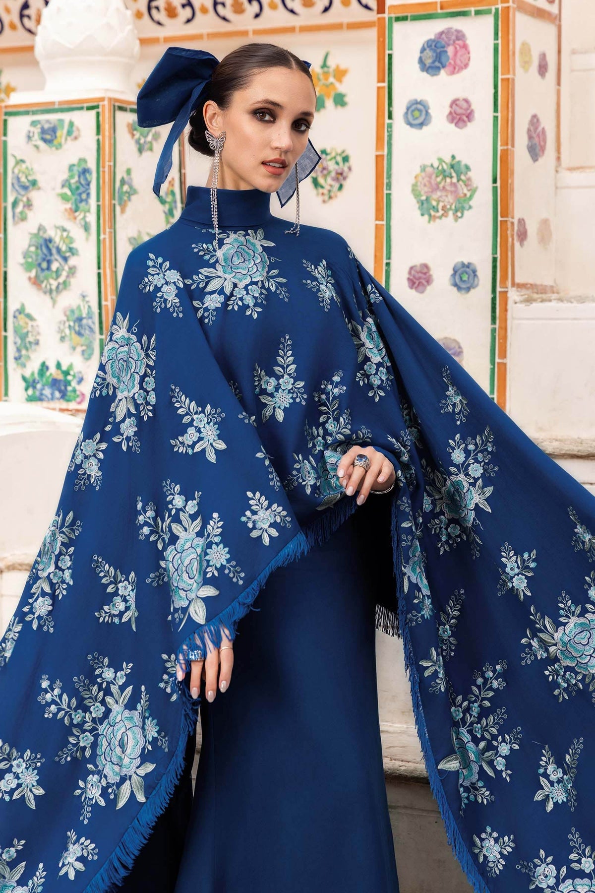 Maria B | M Prints Winter 25 | MPT-2808-B by Maria B - Designer Dress  - Type : Ladies Clothes - Available at Libayah - 100% Original 