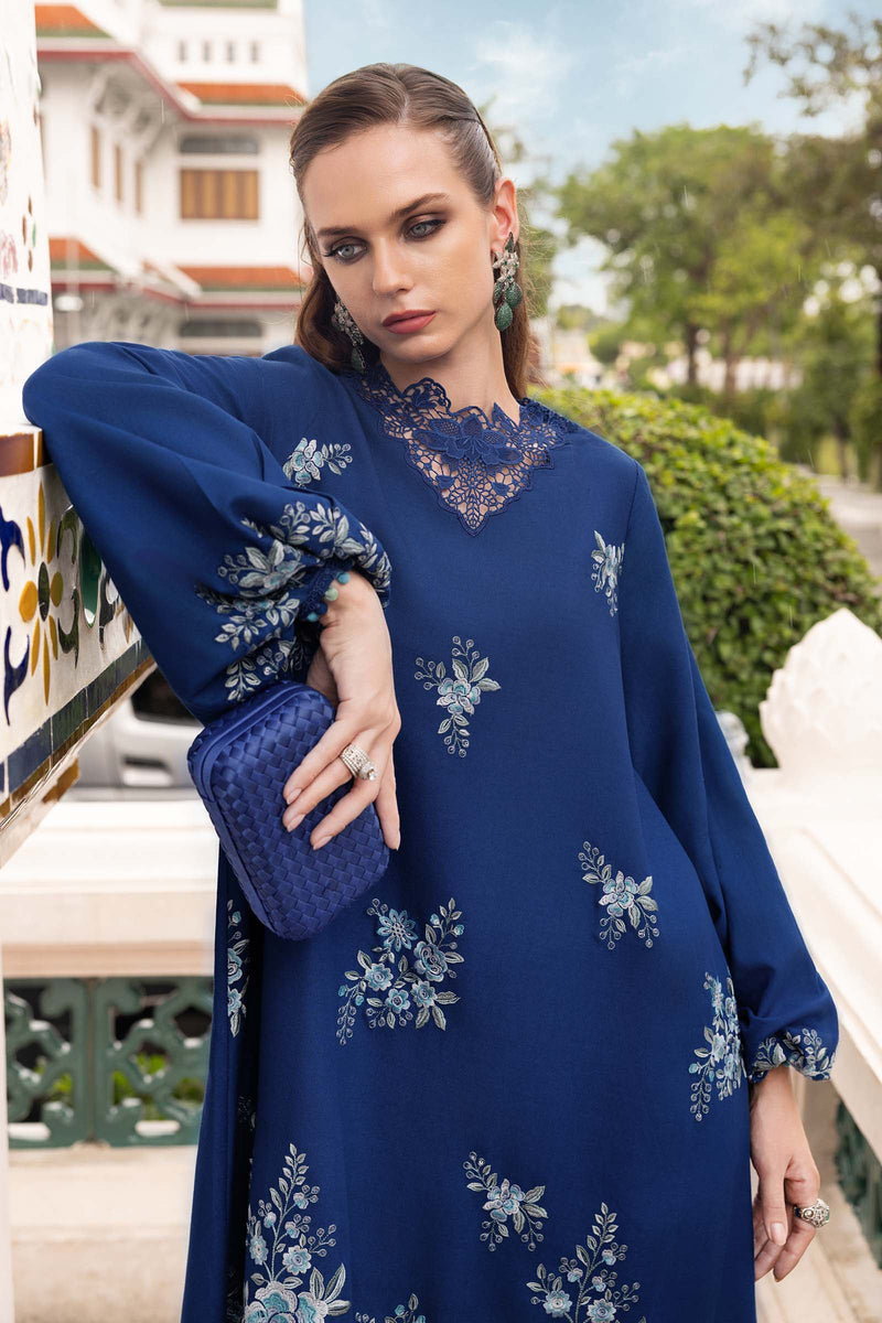 Maria B | M Prints Winter 25 | MPT-2808-B by Maria B - Designer Dress  - Type : Ladies Clothes - Available at Libayah - 100% Original 