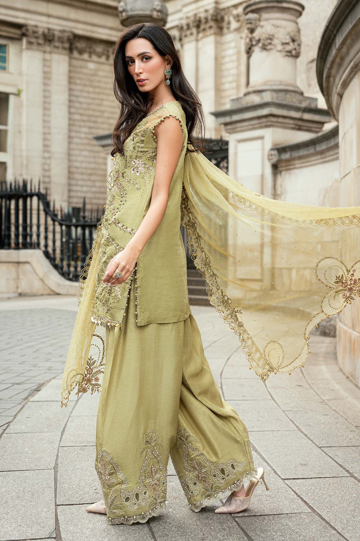 Maria B | Soiree Formals 25 | WF-09-08 by Maria B - Designer Dress - Type : Ladies Clothes - Available at Libayah - 100% Original 