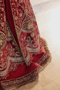 Maria B | Mbroidered Formals 24 | Organza Suit | BD-2908 by Maria B - Designer Dress  - Type : Wedding Dress - Available at Libayah - 100% Original 