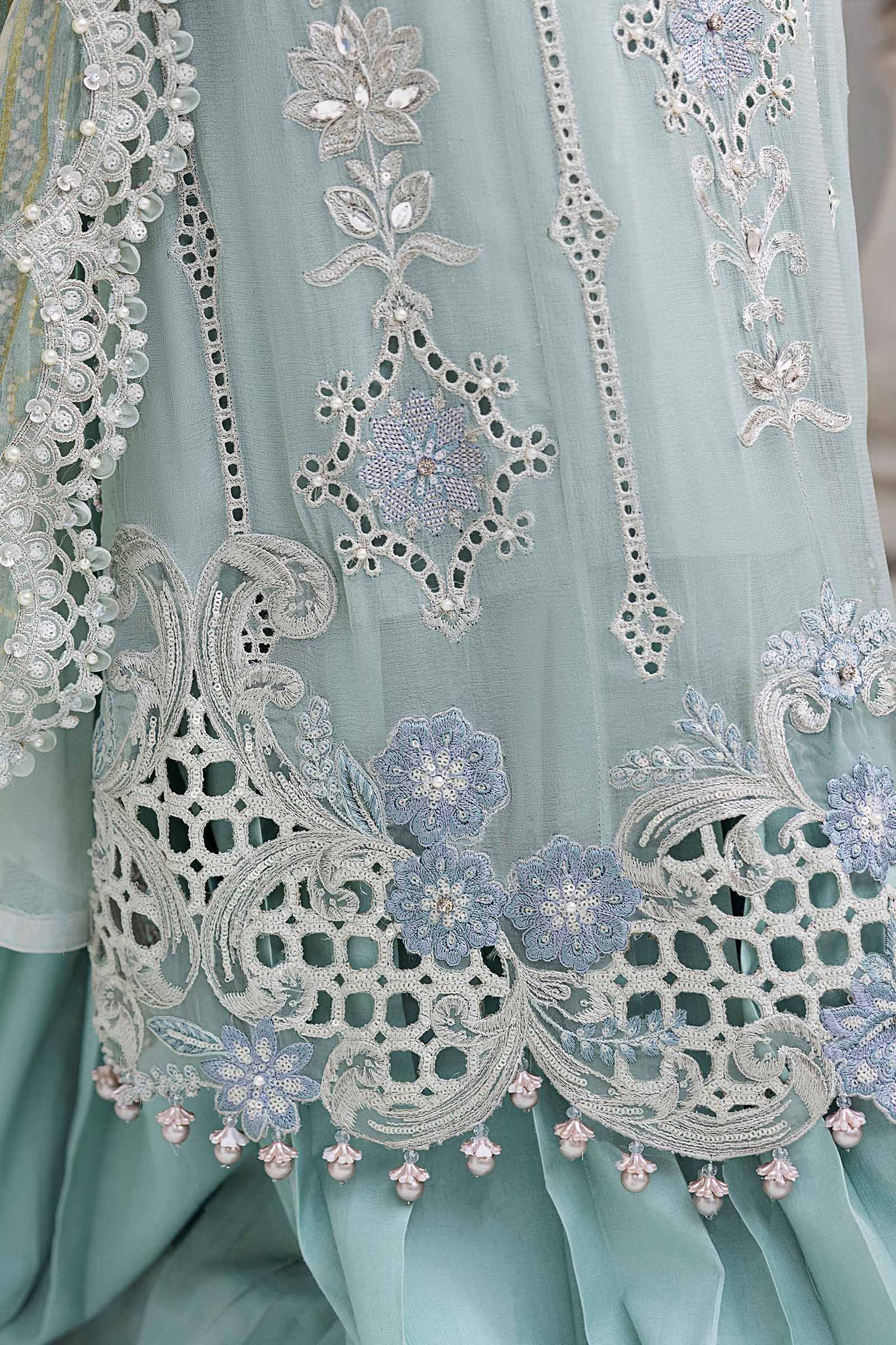Maria B | Chiffon Formals 25 | MPC-25-108 by Maria B - Designer Dress  - Type : Ladies Clothes - Available at Libayah - 100% Original 