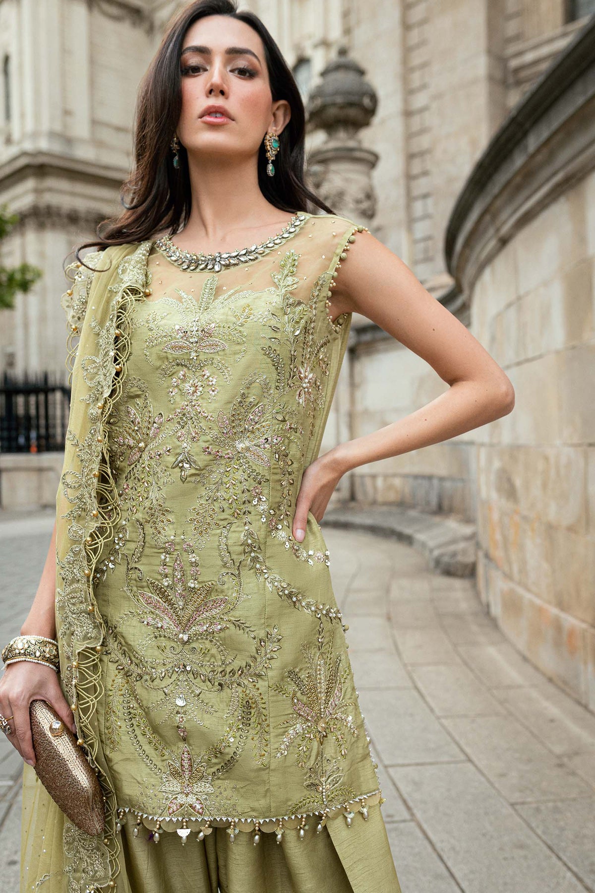 Maria B | Soiree Formals 25 | WF-09-08 by Maria B - Designer Dress - Type : Ladies Clothes - Available at Libayah - 100% Original 