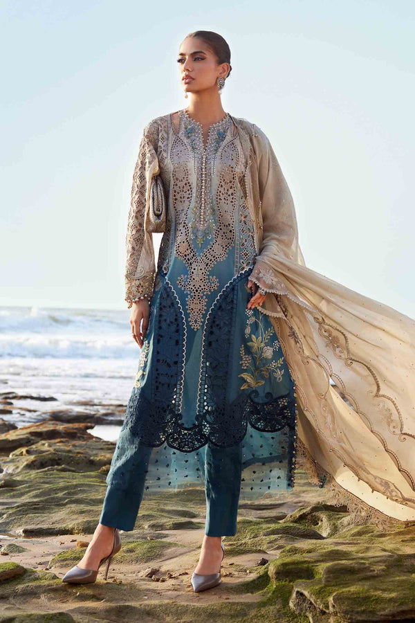 Maria B | Eid Collection 25 | 25-08 by Maria B - Designer Dress - Type: Ladies Clothes - Available at Libayah - 100% Original