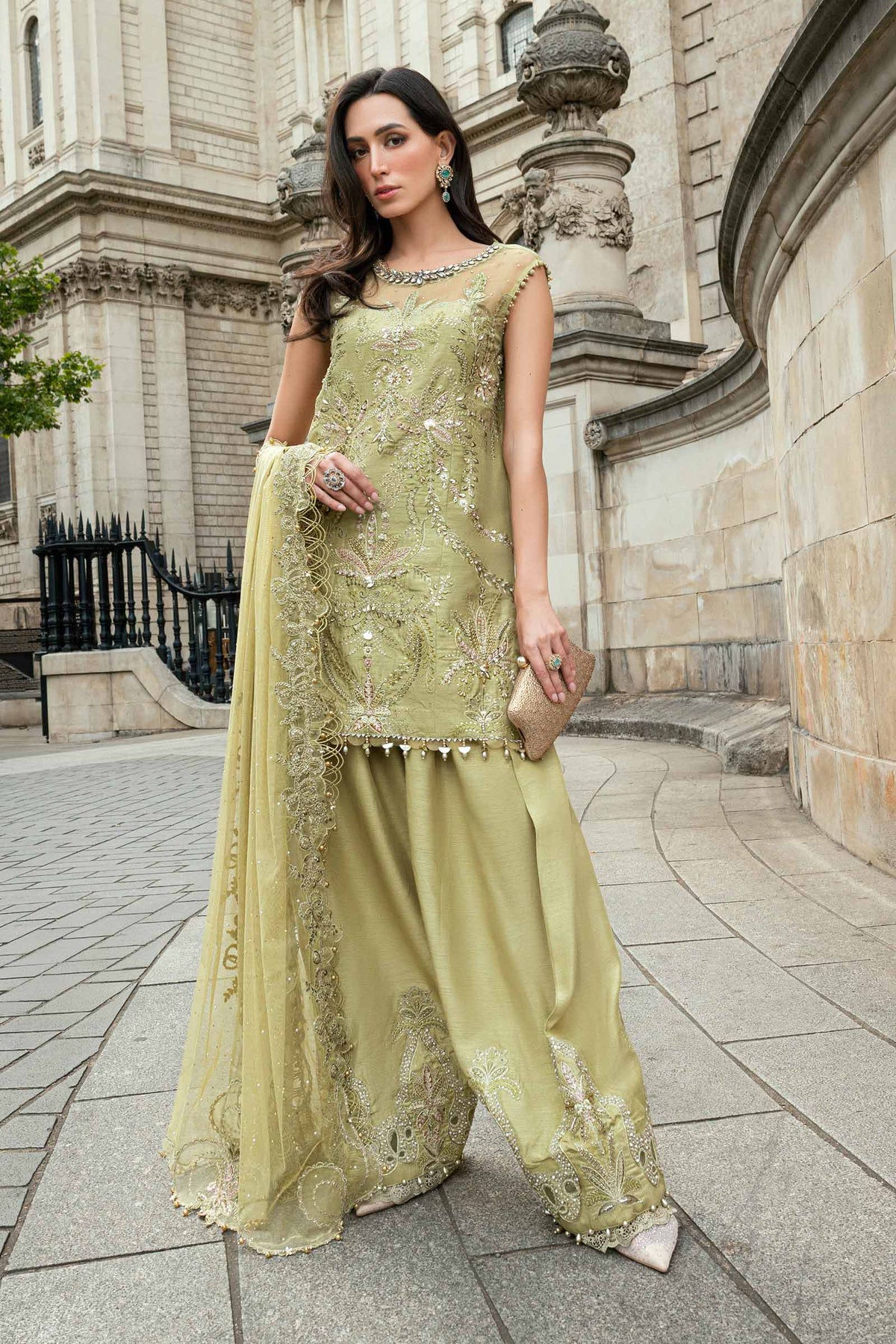 Maria B | Soiree Formals 25 | WF-09-08 by Maria B - Designer Dress - Type : Ladies Clothes - Available at Libayah - 100% Original 