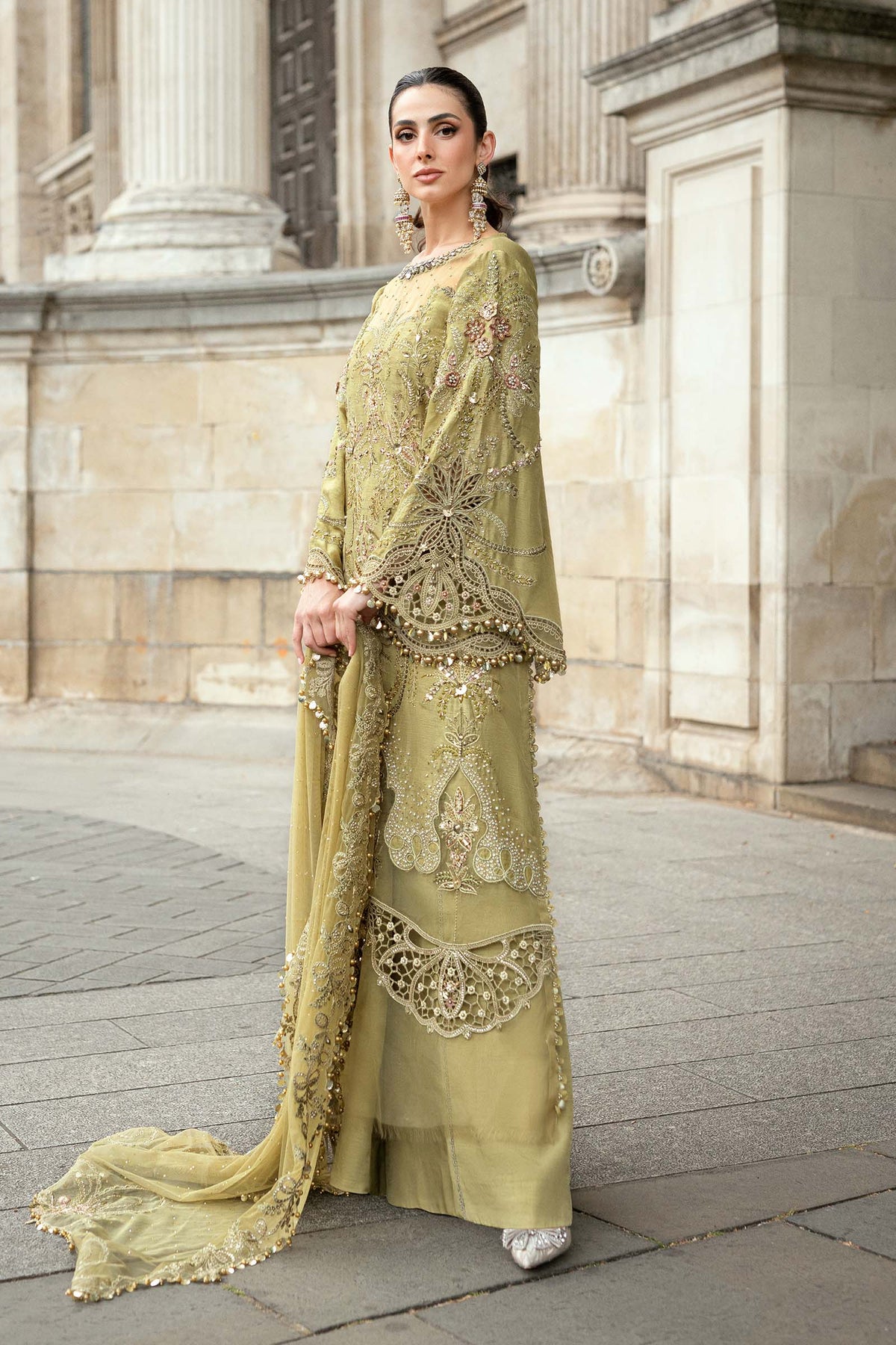 Maria B | Soiree Formals 25 | WF-09-08 by Maria B - Designer Dress - Type : Ladies Clothes - Available at Libayah - 100% Original 