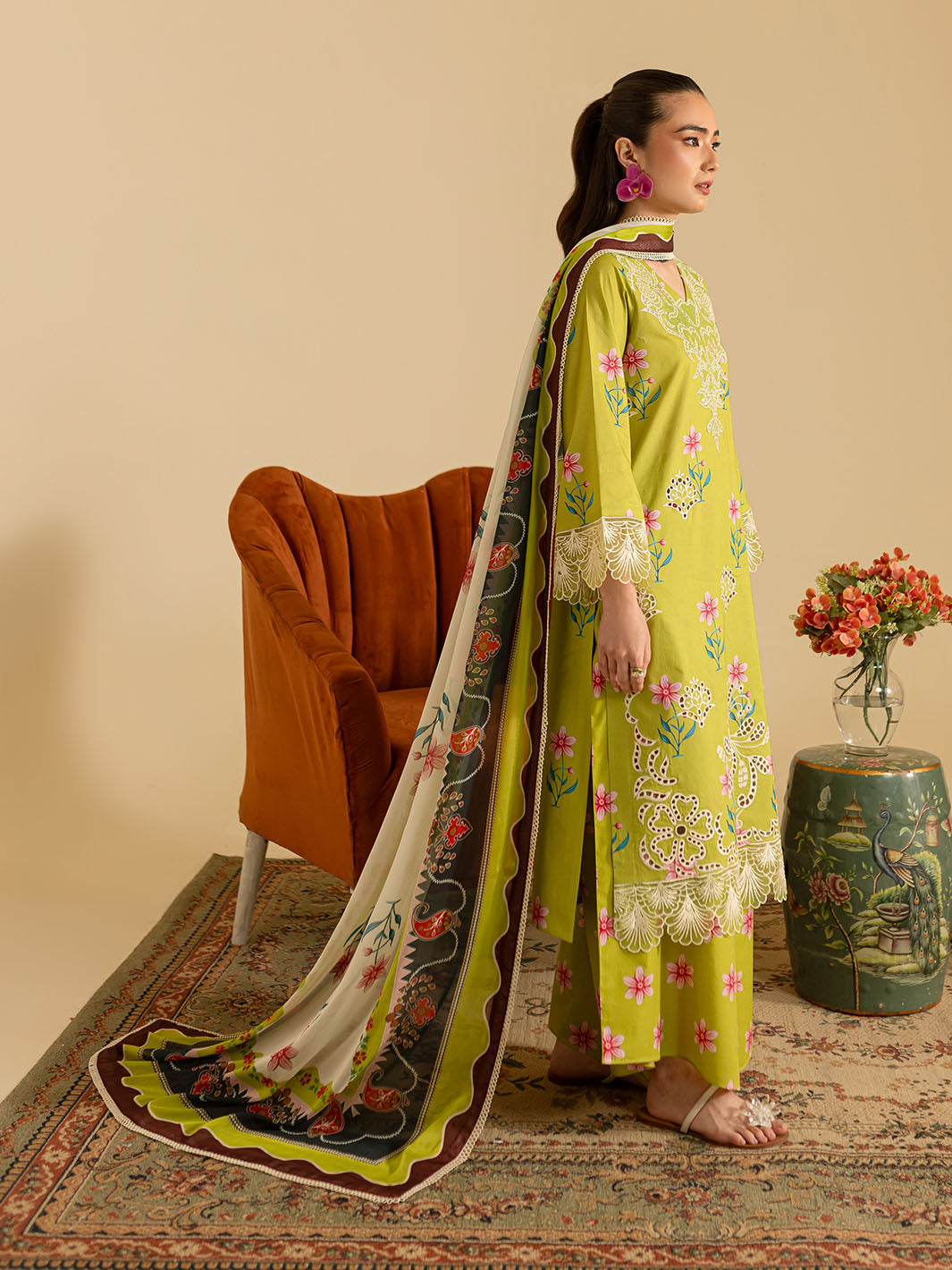 Mahnur | Leila Printkari Edit 25 | LP - 08 by Mahnur - Designer Dress - Type: Ladies Clothes - Available at Libayah - 100% Original