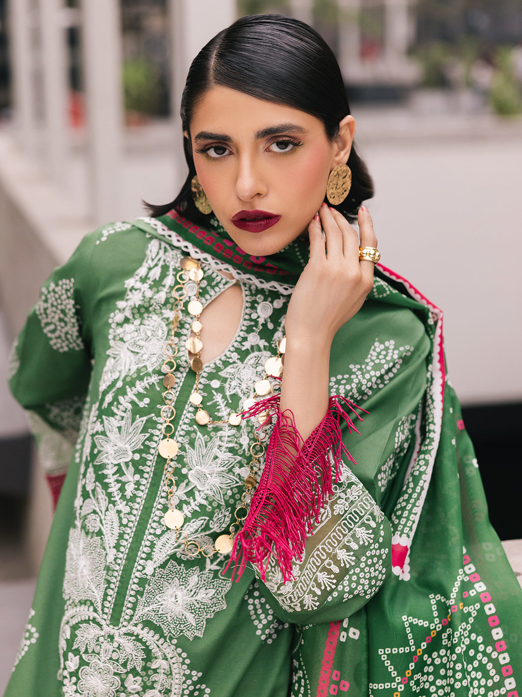 Mahnur | Broadway Luxury Lawn 25 | Sagebloom by Mahnur - Designer Dress - Type: Ladies Clothes - Available at Libayah - 100% Original