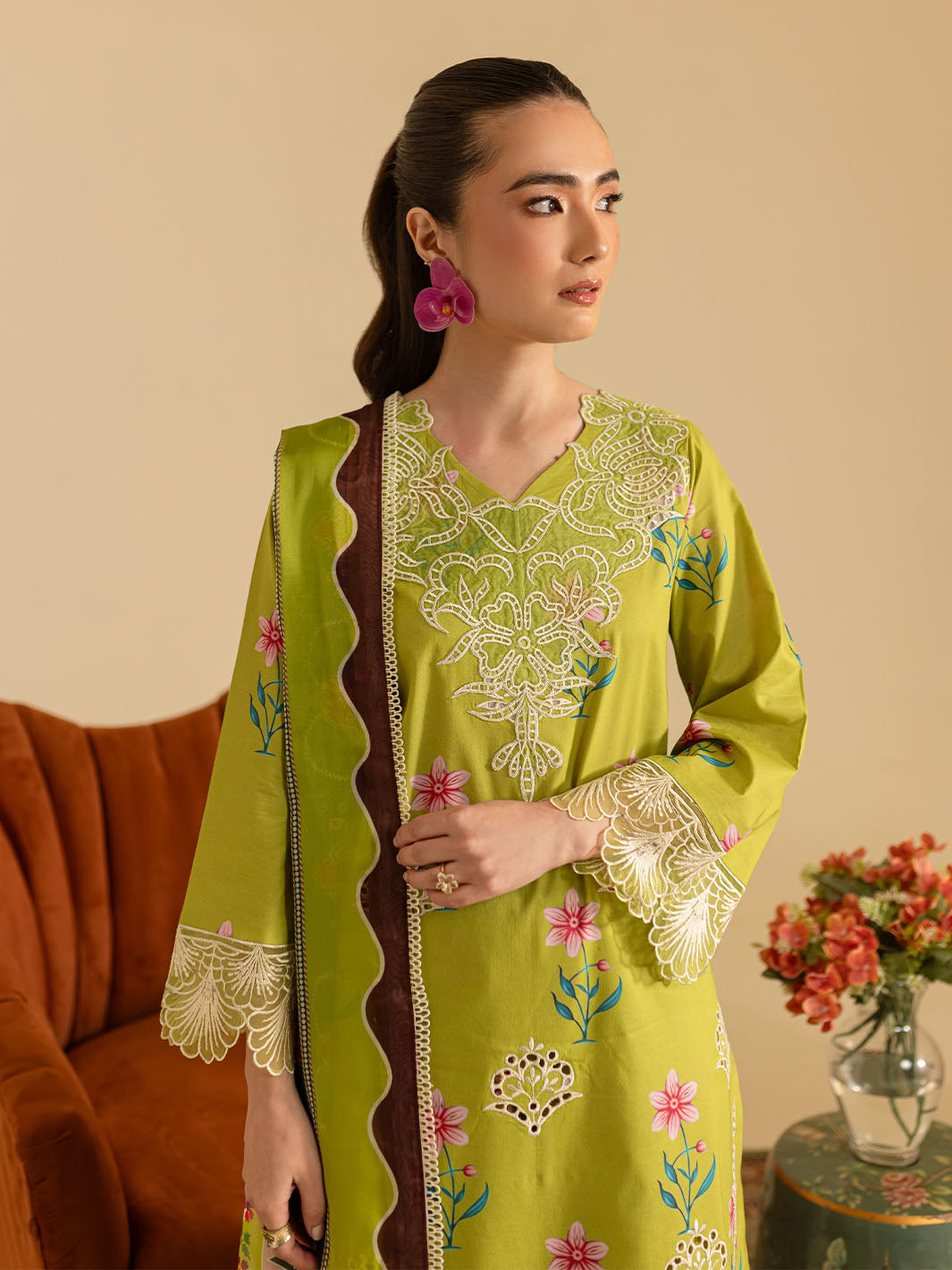 Mahnur | Leila Printkari Edit 25 | LP - 08 by Mahnur - Designer Dress - Type: Ladies Clothes - Available at Libayah - 100% Original