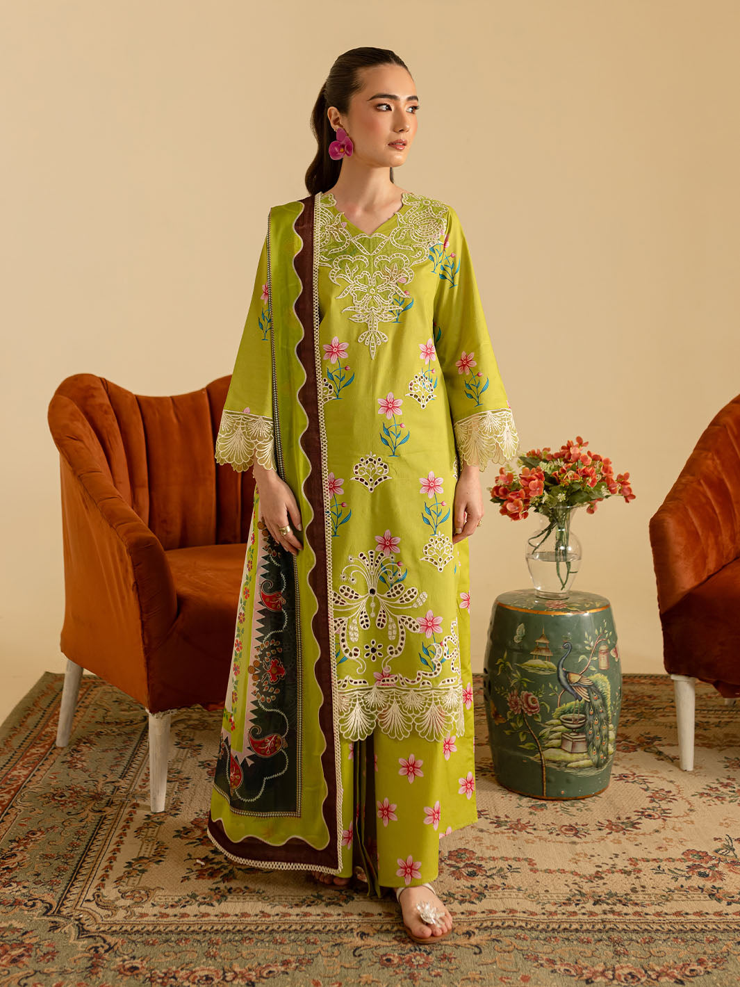Mahnur | Leila Printkari Edit 25 | LP - 08 by Mahnur - Designer Dress - Type: Ladies Clothes - Available at Libayah - 100% Original