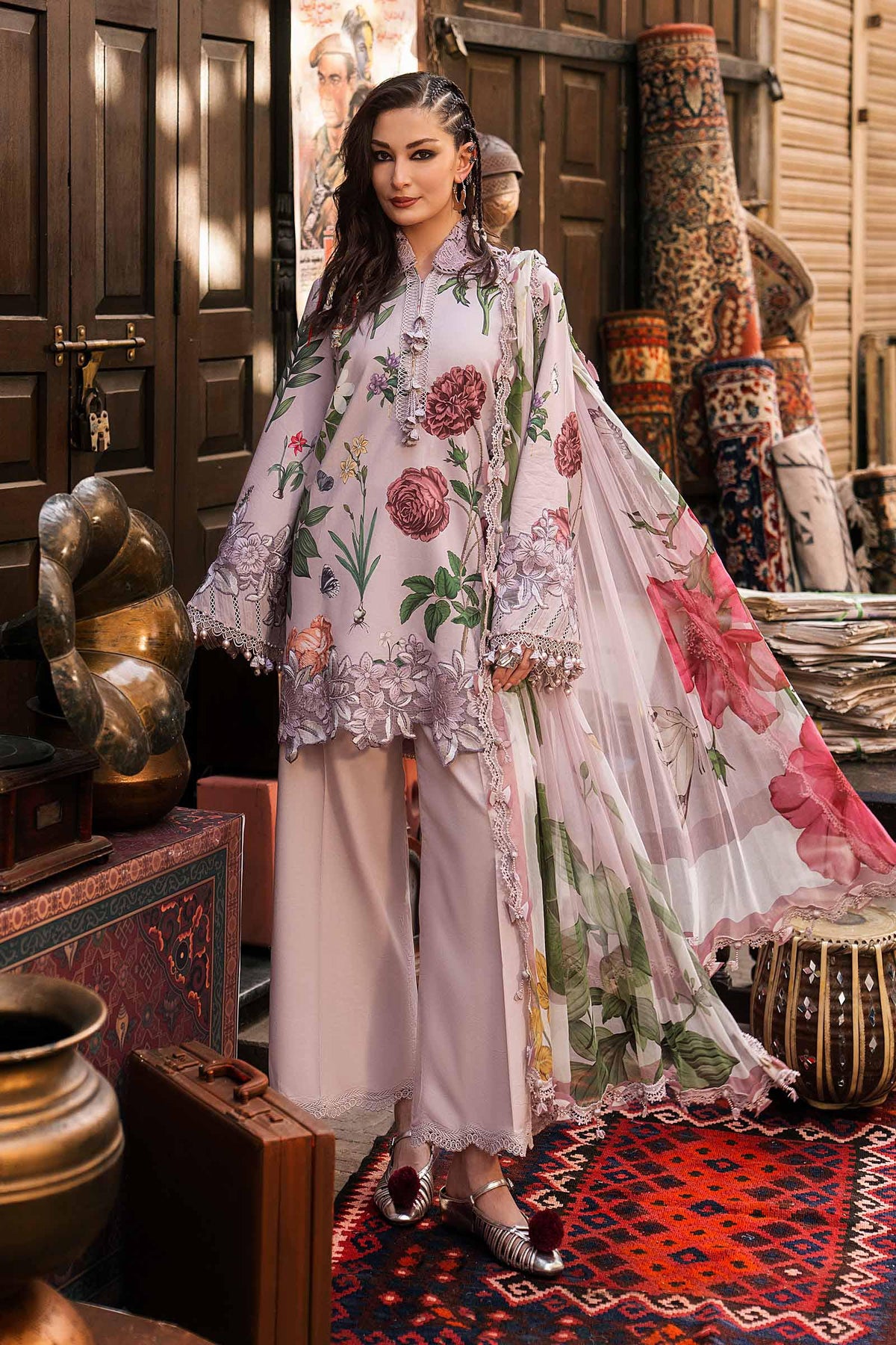 Maria B | M Prints Winter Fall 2026 | MPT-3109-A by Maria B - Designer Dress  - Type : Ladies Clothes - Available at Libayah - 100% Original 