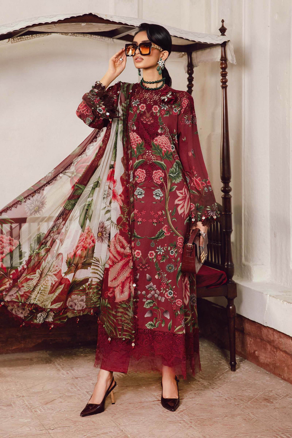 Maria B | M Prints Winter 25 | MPT-2709-A