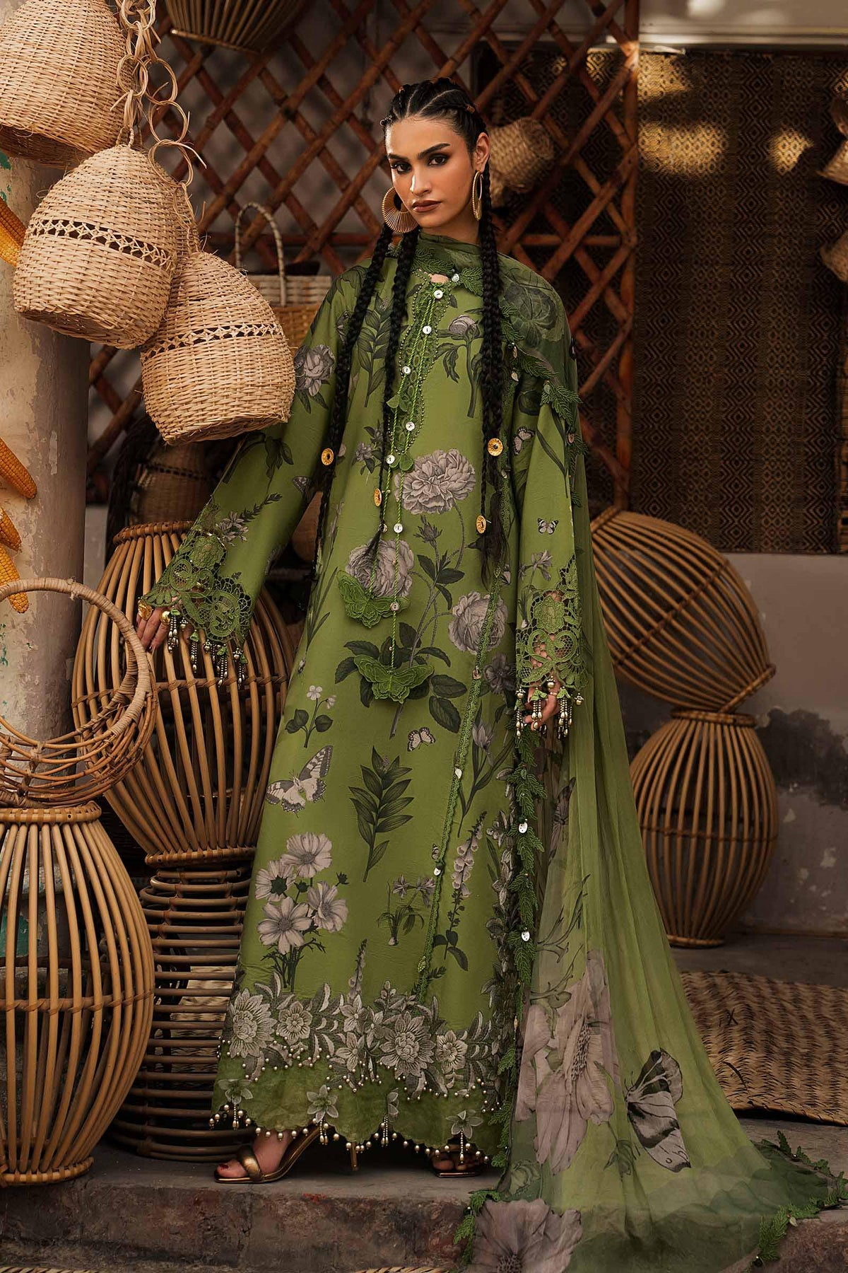 Maria B | M Prints Winter Fall 2026 | MPT-3109-B by Maria B - Designer Dress  - Type : Ladies Clothes - Available at Libayah - 100% Original 