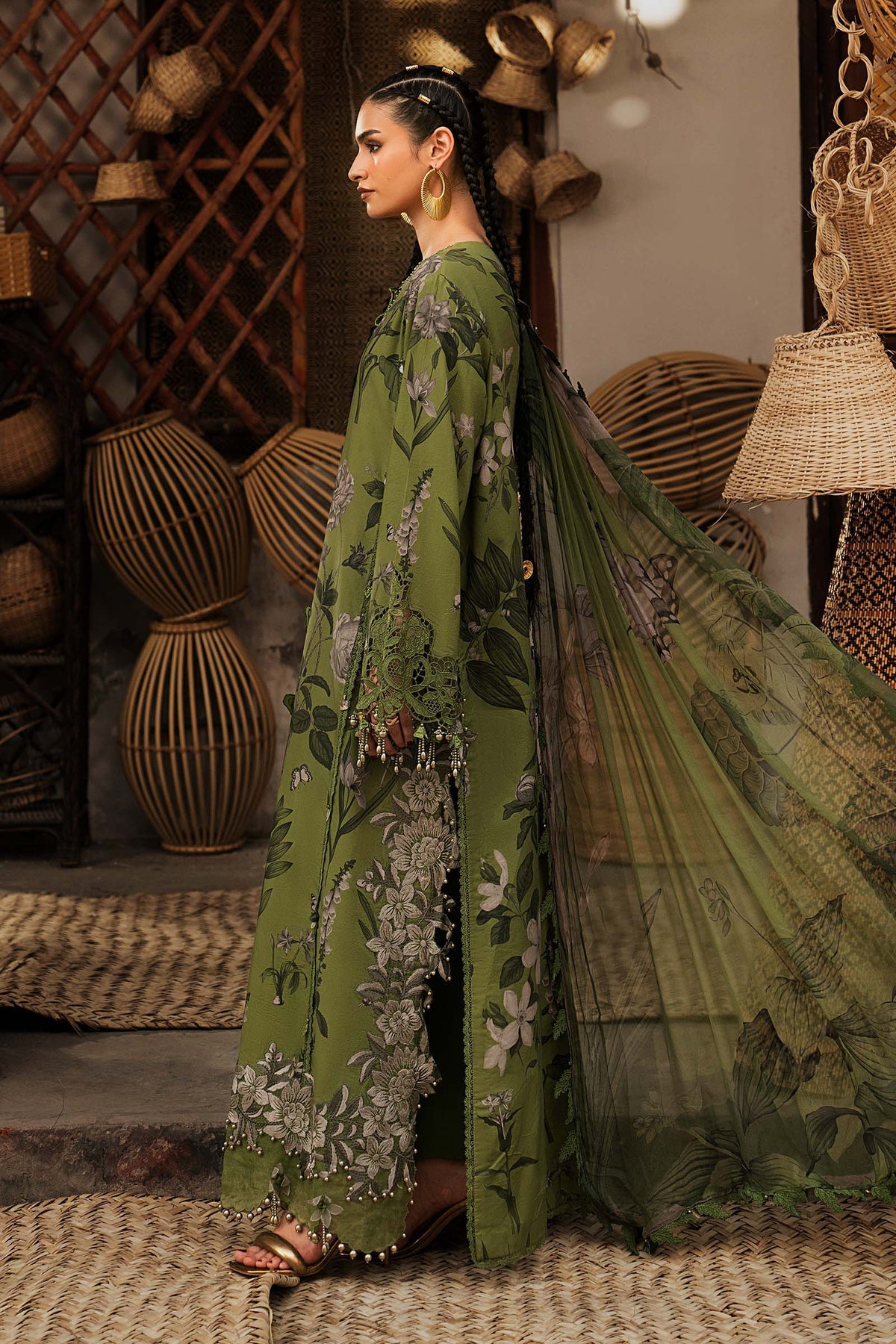 Maria B | M Prints Winter Fall 2026 | MPT-3109-B by Maria B - Designer Dress  - Type : Ladies Clothes - Available at Libayah - 100% Original 