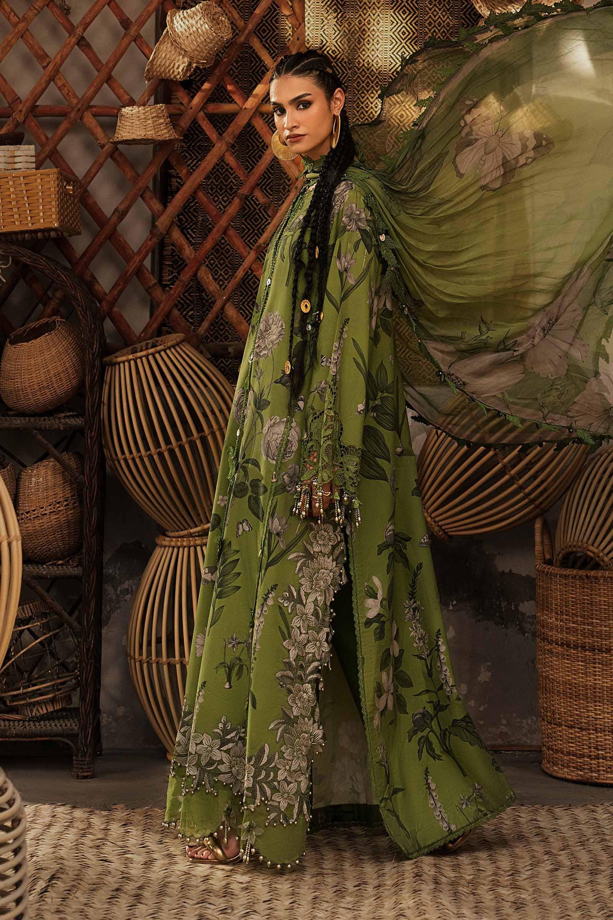 Maria B | M Prints Winter Fall 2026 | MPT-3109-B by Maria B - Designer Dress  - Type : Ladies Clothes - Available at Libayah - 100% Original 