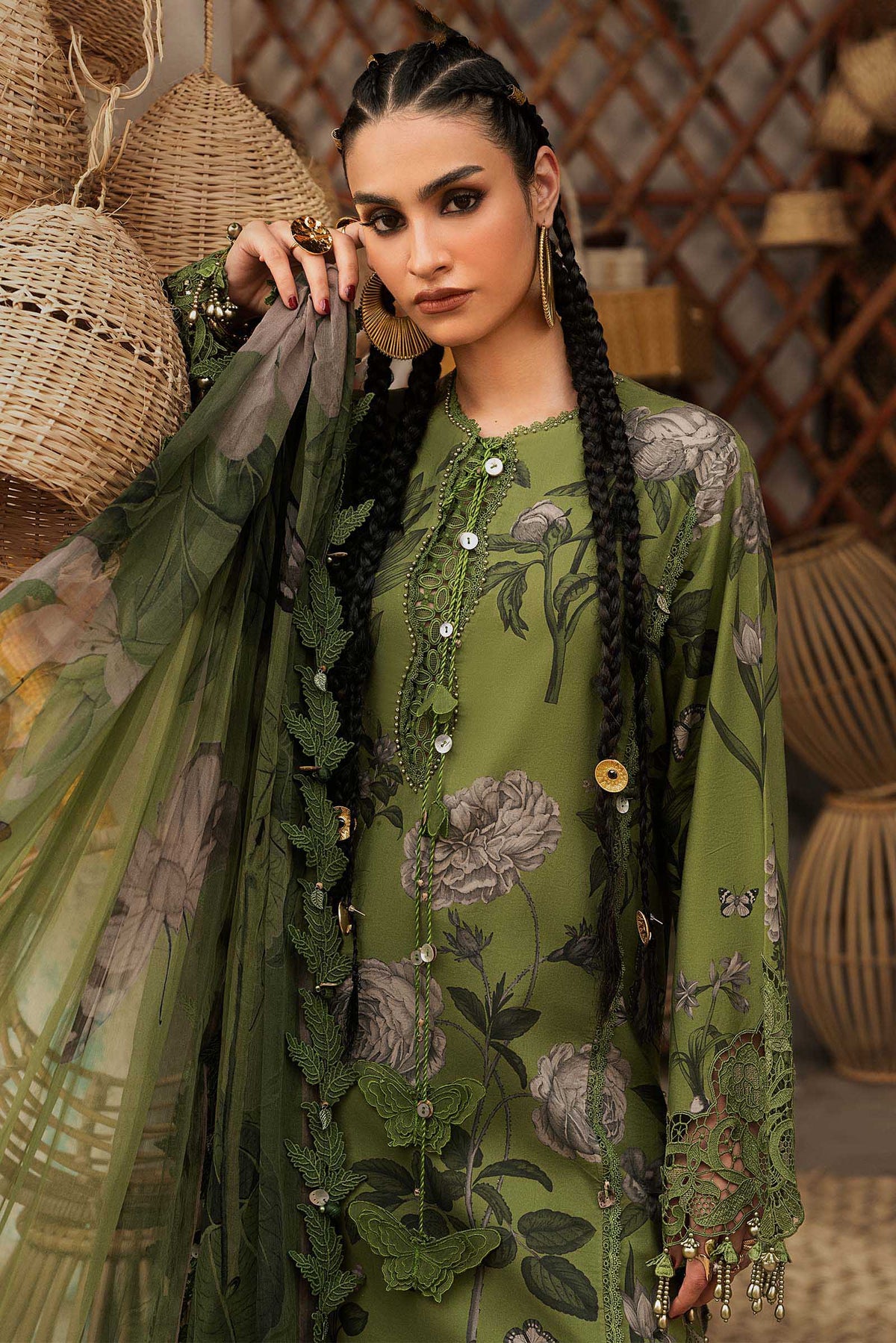 Maria B | M Prints Winter Fall 2026 | MPT-3109-B by Maria B - Designer Dress  - Type : Ladies Clothes - Available at Libayah - 100% Original 