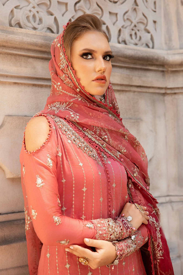 Maria B | Sateen Formals 24 | CST-809 by Maria B - Designer Dress - Type: Formal - Available at Libayah - 100% Original