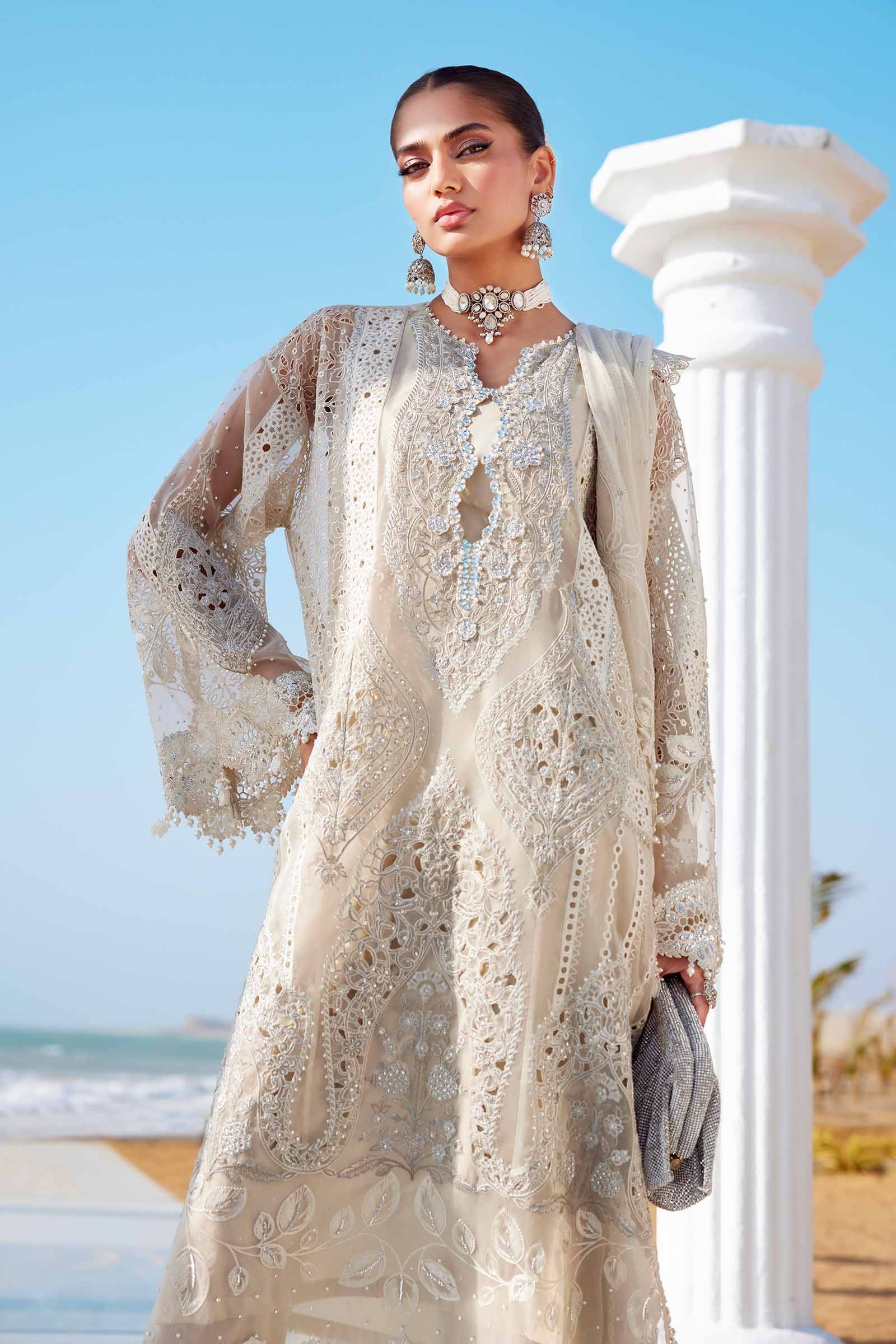 Maria B | Eid Collection 25 | 25-09 by Maria B - Designer Dress - Type: Ladies Clothes - Available at Libayah - 100% Original