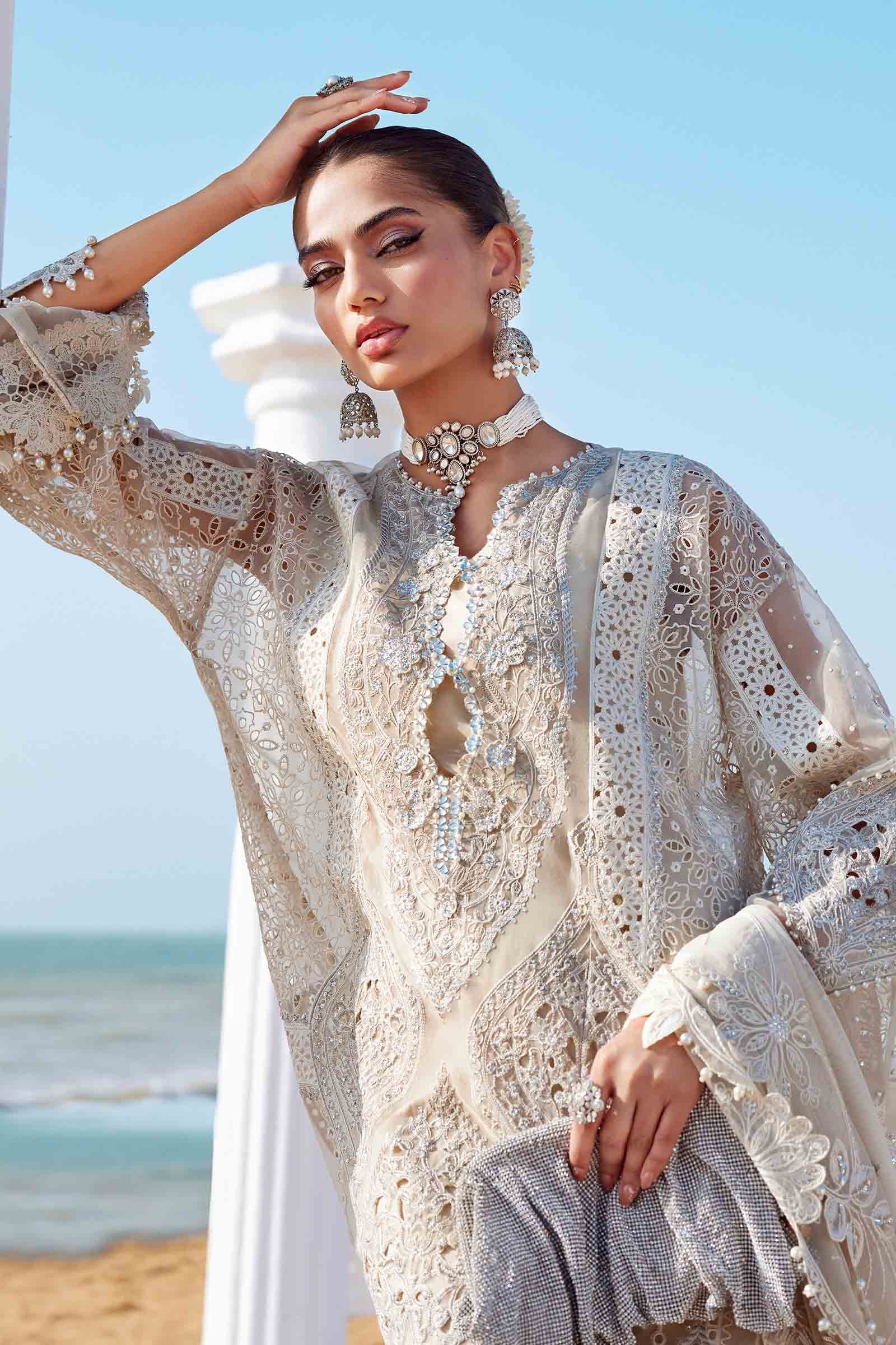 Maria B | Eid Collection 25 | 25-09 by Maria B - Designer Dress - Type: Ladies Clothes - Available at Libayah - 100% Original