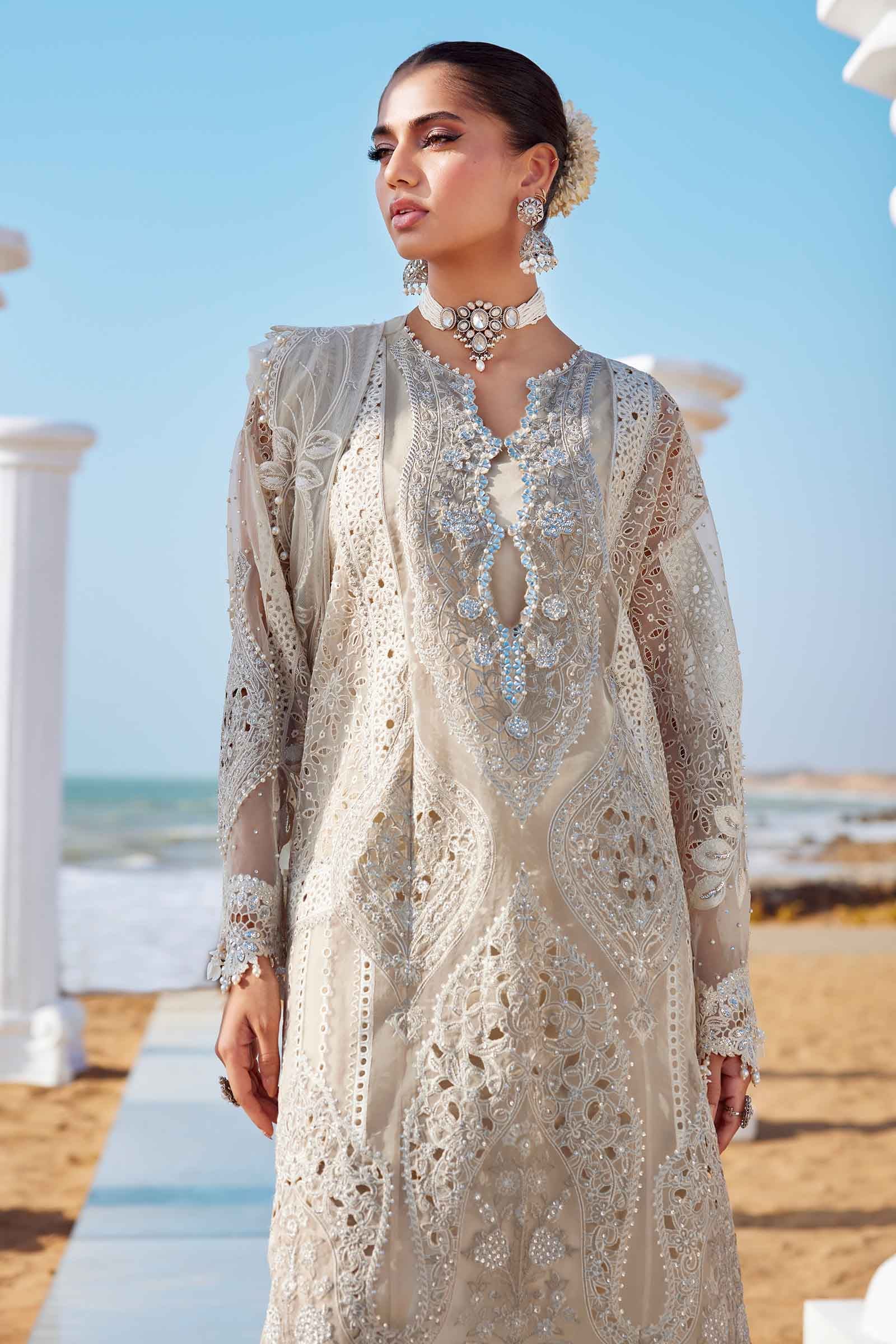 Maria B | Eid Collection 25 | 25-09 by Maria B - Designer Dress - Type: Ladies Clothes - Available at Libayah - 100% Original