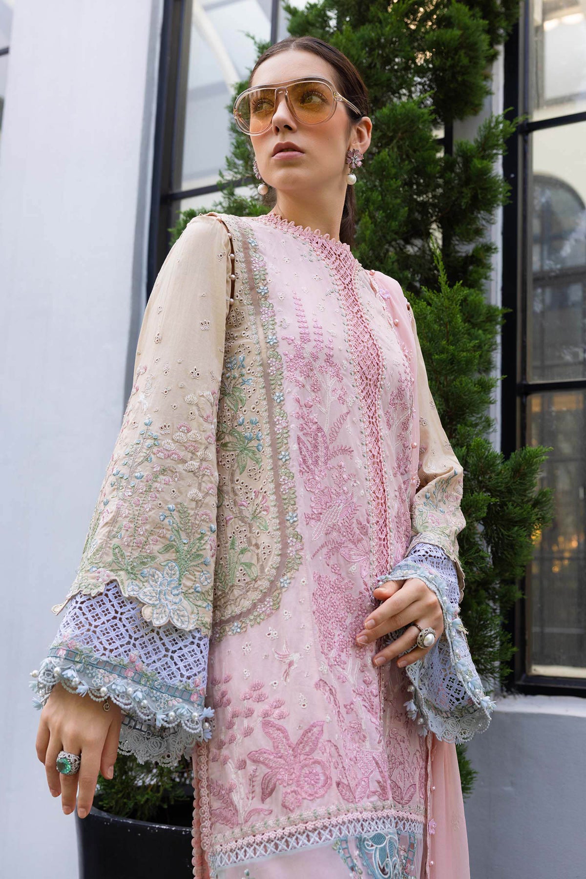 Maria B | luxury Lawn 26 | EL-26-09 by Maria B - Designer Dress  - Type : Ladies Clothes - Available at Libayah - 100% Original 