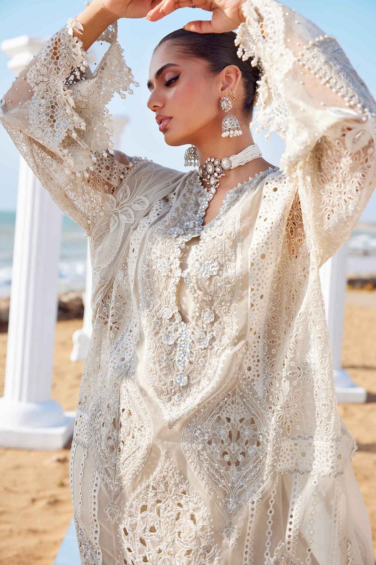 Maria B | Eid Collection 25 | 25-09 by Maria B - Designer Dress - Type: Ladies Clothes - Available at Libayah - 100% Original