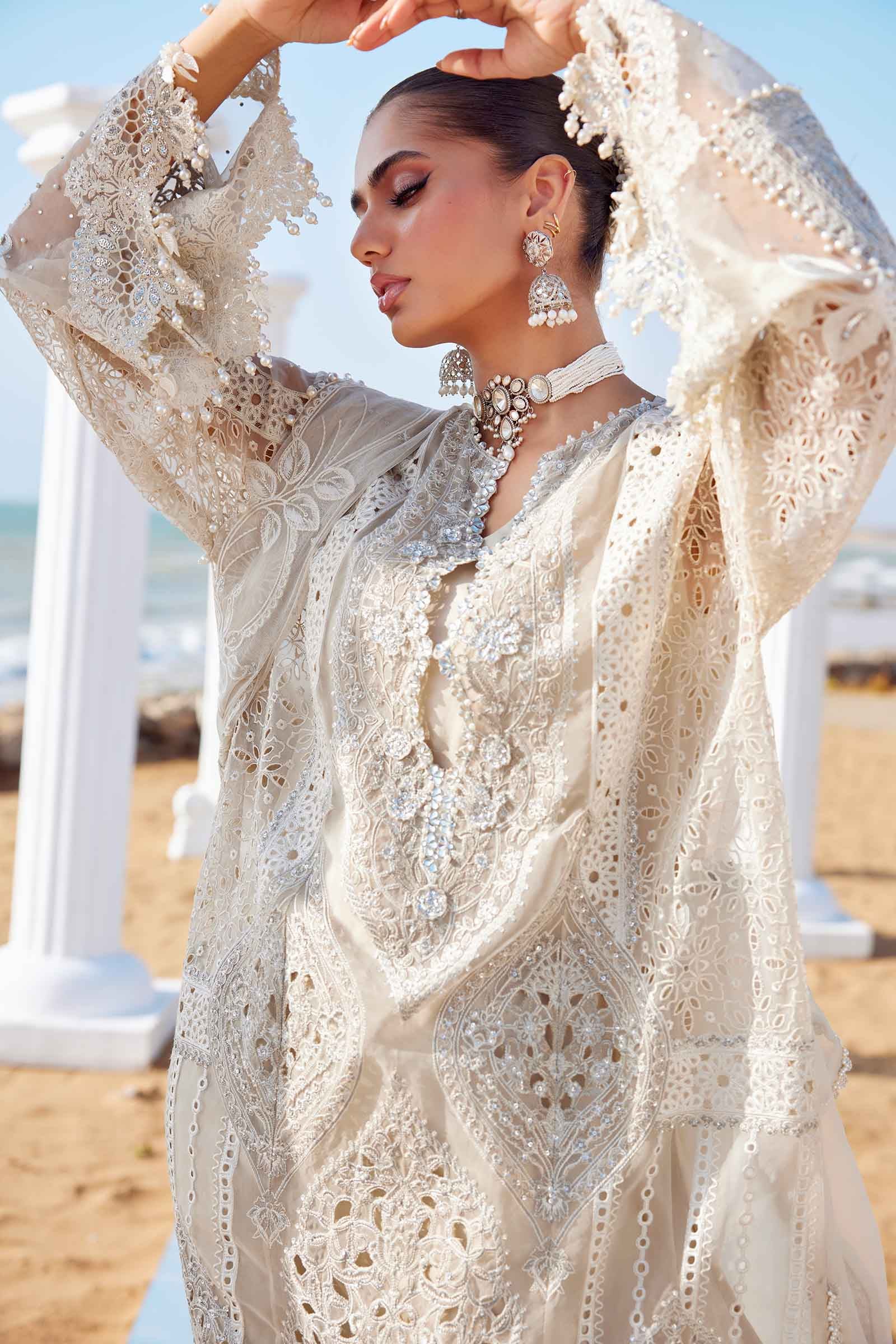 Maria B | Eid Collection 25 | 25-09 by Maria B - Designer Dress - Type: Ladies Clothes - Available at Libayah - 100% Original