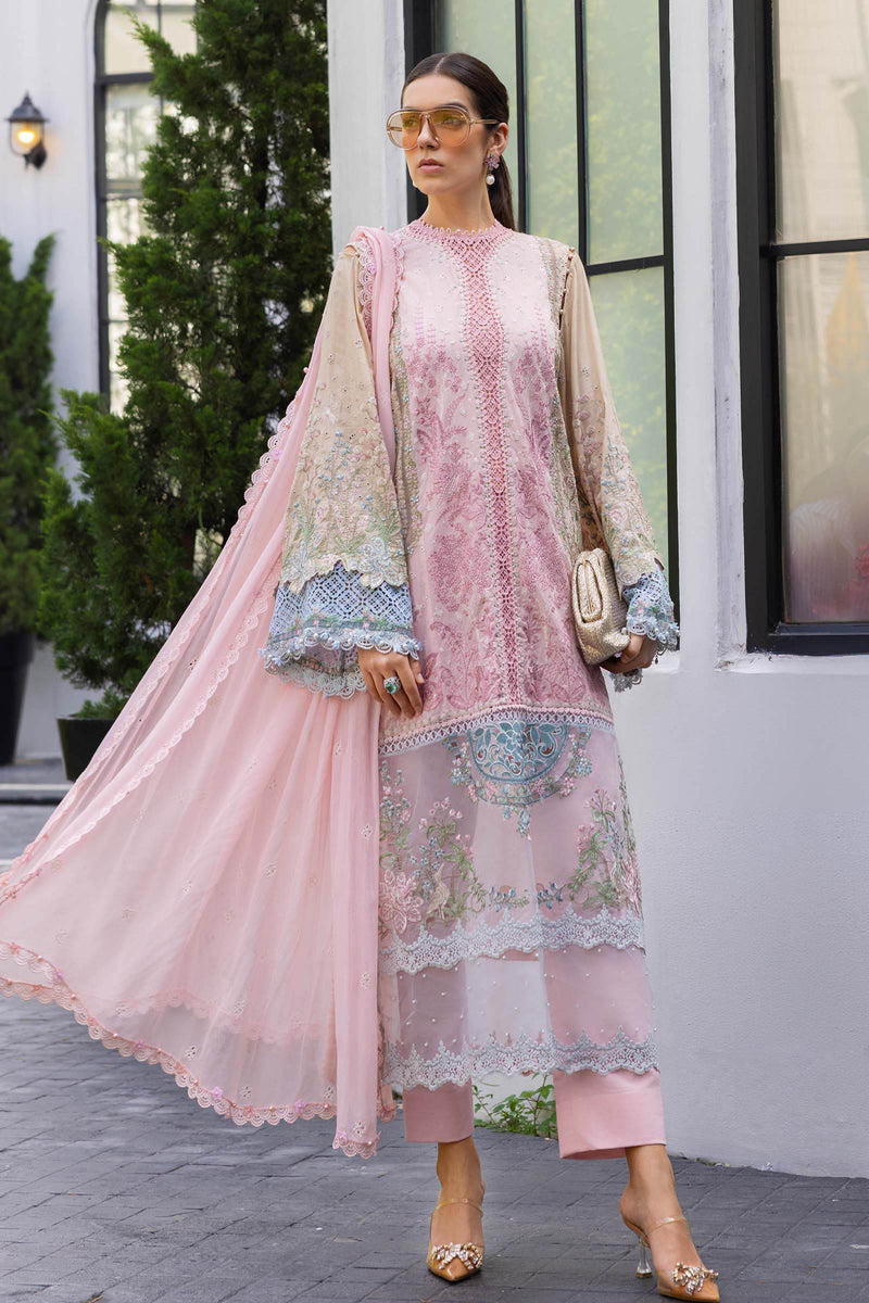 Maria B | luxury Lawn 26 | EL-26-09 by Maria B - Designer Dress  - Type : Ladies Clothes - Available at Libayah - 100% Original 