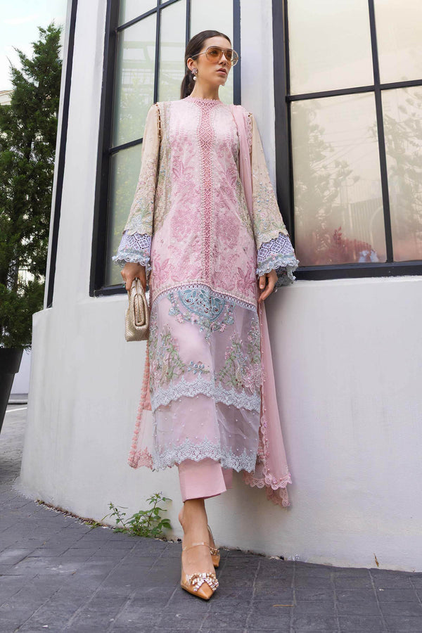 Maria B | luxury Lawn 26 | EL-26-09 by Maria B - Designer Dress  - Type : Ladies Clothes - Available at Libayah - 100% Original 