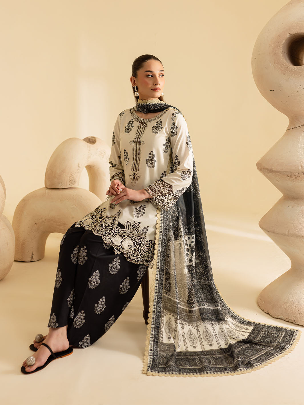 Mahnur | Leila Printkari Edit 25 | LP - 09 by Mahnur - Designer Dress - Type: Ladies Clothes - Available at Libayah - 100% Original