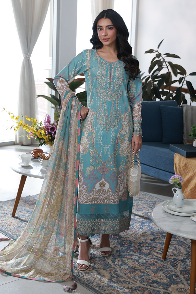 Gulaal | Delia Lawn 26 | Eidra - Designer Dress - Type : Ladies Clothes - Available at Libayah - 100% Original