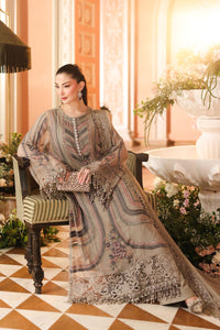 Maria B | Royale Tea Affair | MPC-26-201-Antique Grey by Maria B - Designer Dress  - Type : Ladies Clothes - Available at Libayah - 100% Original 