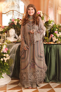 Maria B | Royale Tea Affair | MPC-26-201-Antique Grey by Maria B - Designer Dress  - Type : Ladies Clothes - Available at Libayah - 100% Original 