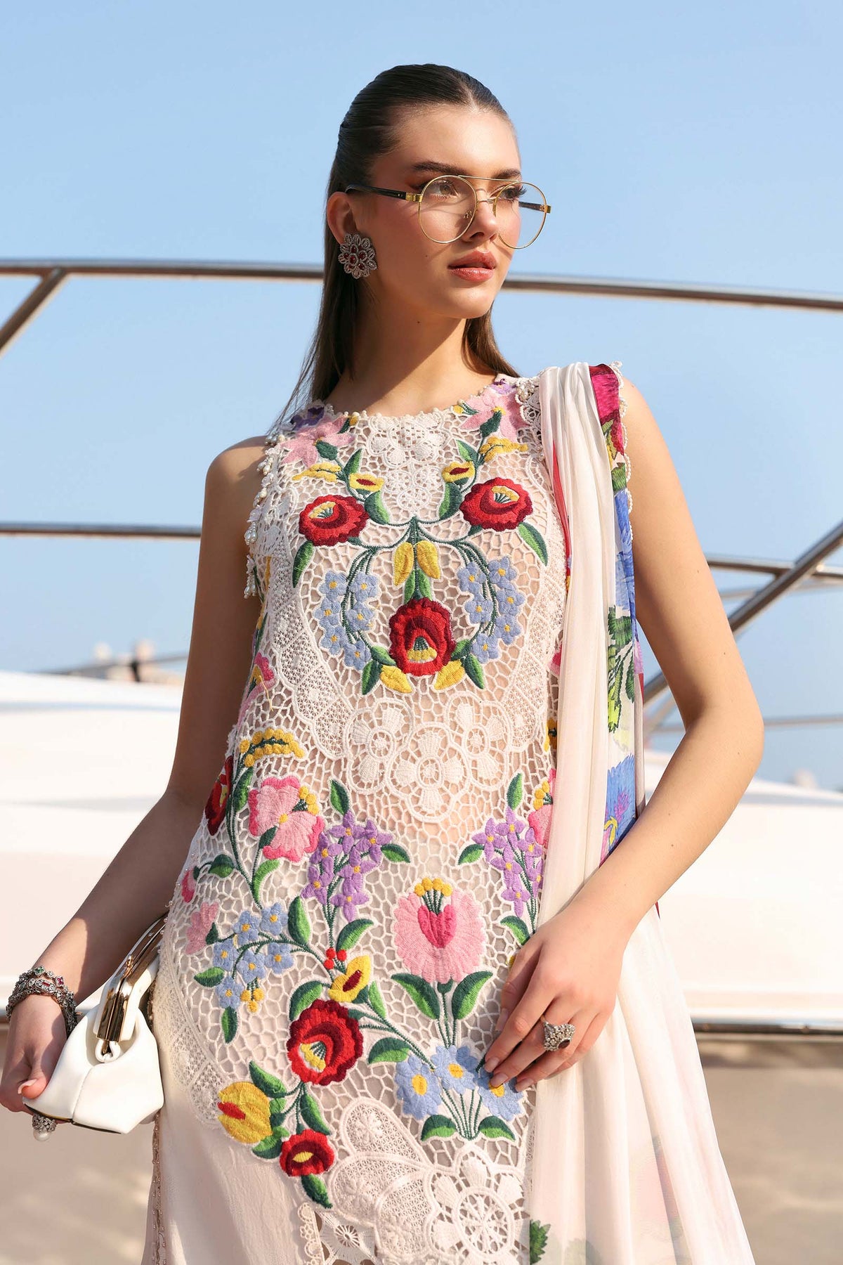 Maria B | Lawn 26 | D-2610-A - by Libayah - Registered Vendor of : Maria B - 100% Original Designer Dress