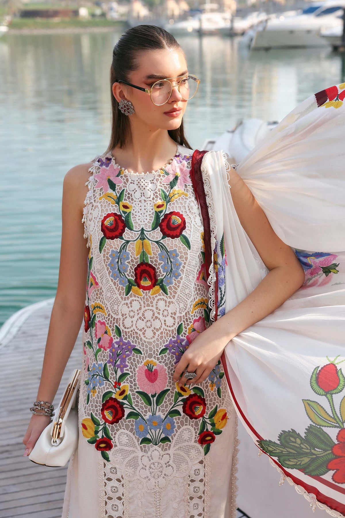 Maria B | Lawn 26 | D-2610-A - by Libayah - Registered Vendor of : Maria B - 100% Original Designer Dress