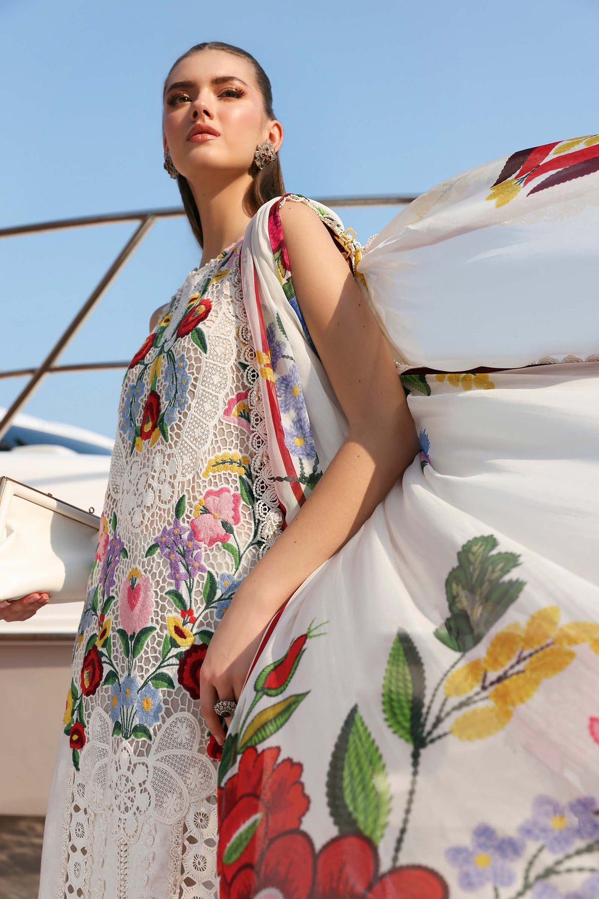 Maria B | Lawn 26 | D-2610-A - by Libayah - Registered Vendor of : Maria B - 100% Original Designer Dress