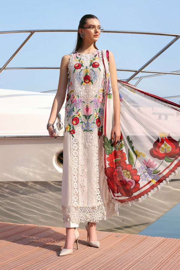 Maria B | Lawn 26 | D-2610-A - by Libayah - Registered Vendor of : Maria B - 100% Original Designer Dress
