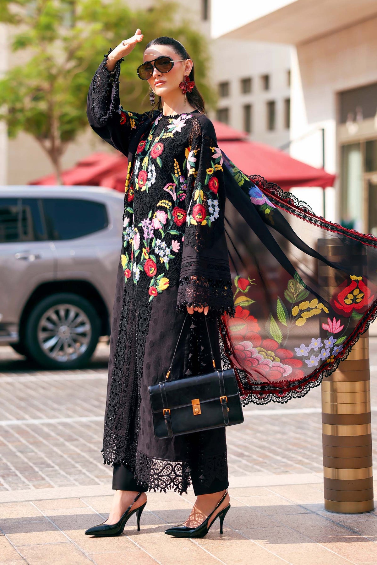 Maria B | Lawn 26 | D-2610-B - by Libayah - Registered Vendor of : Maria B - 100% Original Designer Dress