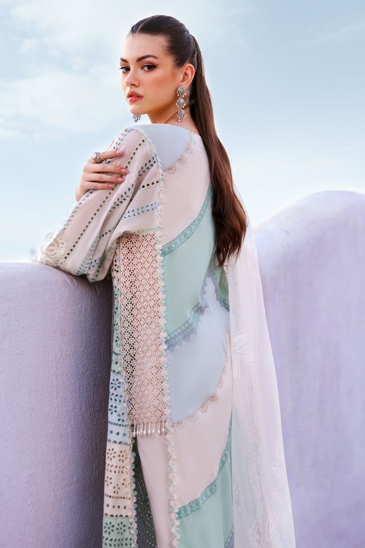 Maria B | Lawn 26 | D-2612-A - by Libayah - Registered Vendor of : Maria B - 100% Original Designer Dress