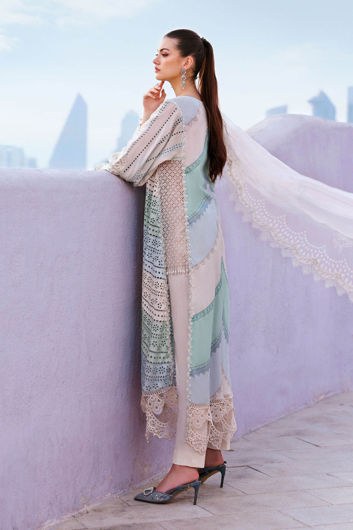 Maria B | Lawn 26 | D-2612-A - by Libayah - Registered Vendor of : Maria B - 100% Original Designer Dress