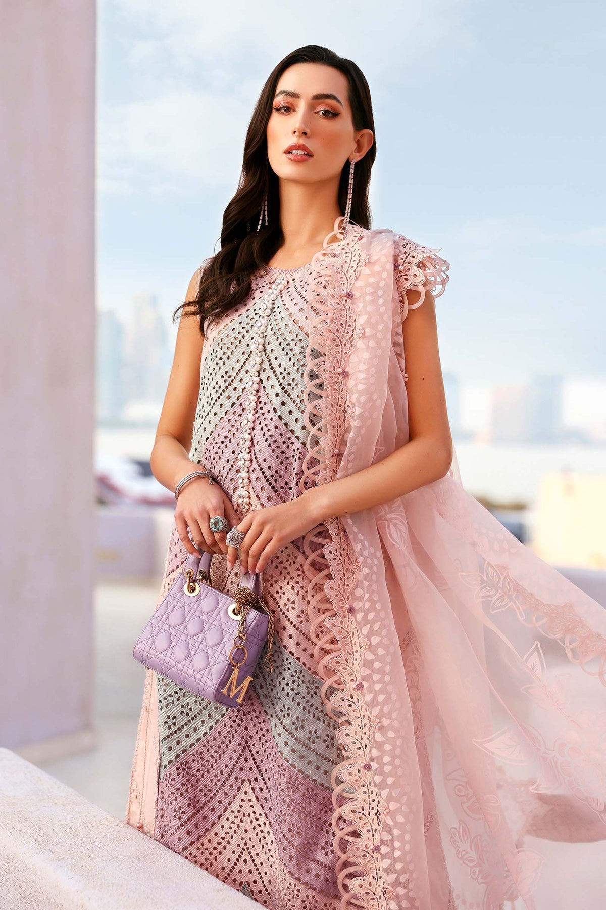 Maria B | Lawn 26 | D-2612-B - by Libayah - Registered Vendor of : Maria B - 100% Original Designer Dress