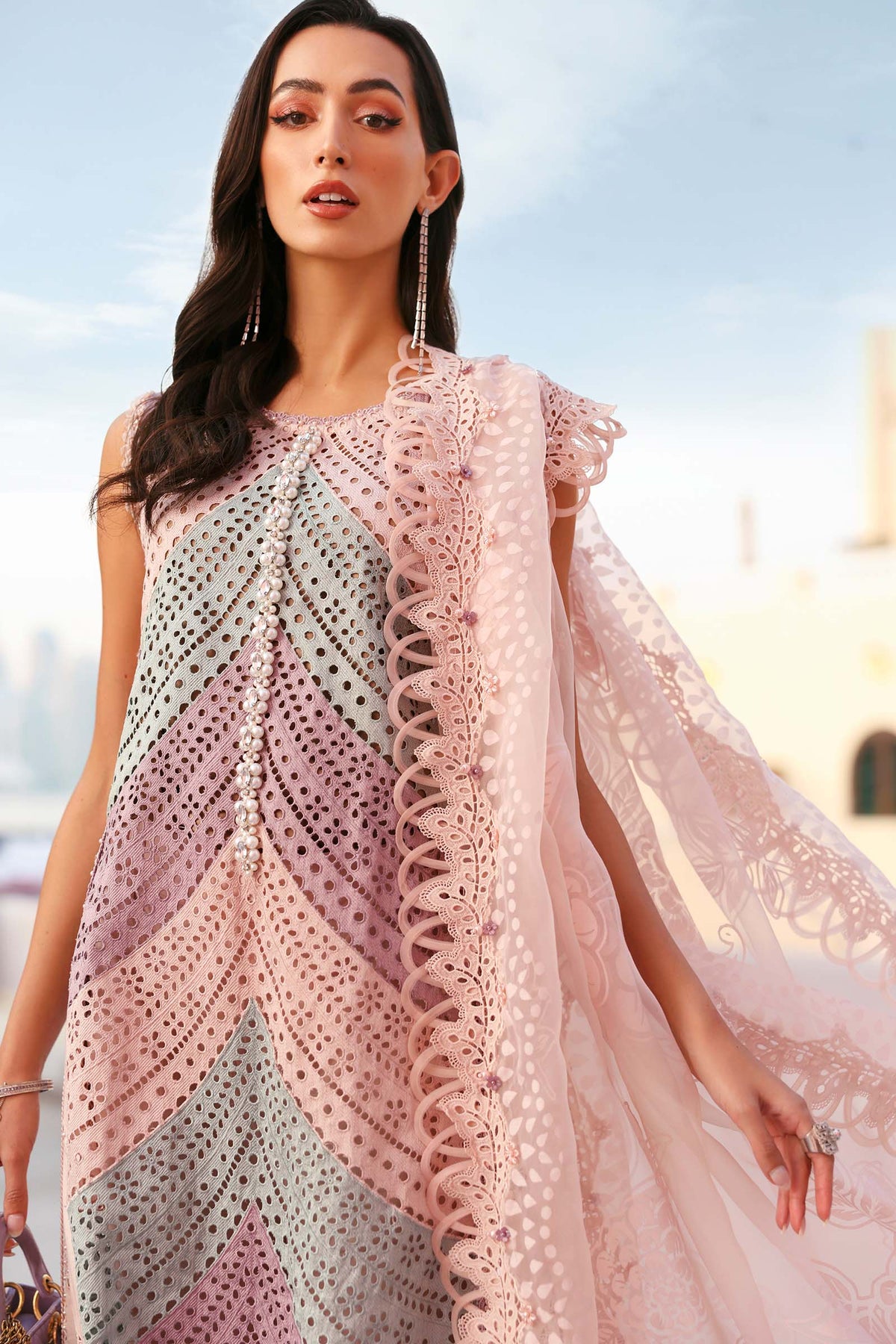 Maria B | Lawn 26 | D-2612-B - by Libayah - Registered Vendor of : Maria B - 100% Original Designer Dress