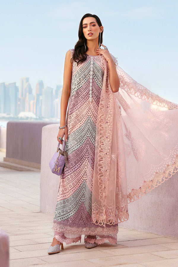 Maria B | Lawn 26 | D-2612-B - by Libayah - Registered Vendor of : Maria B - 100% Original Designer Dress