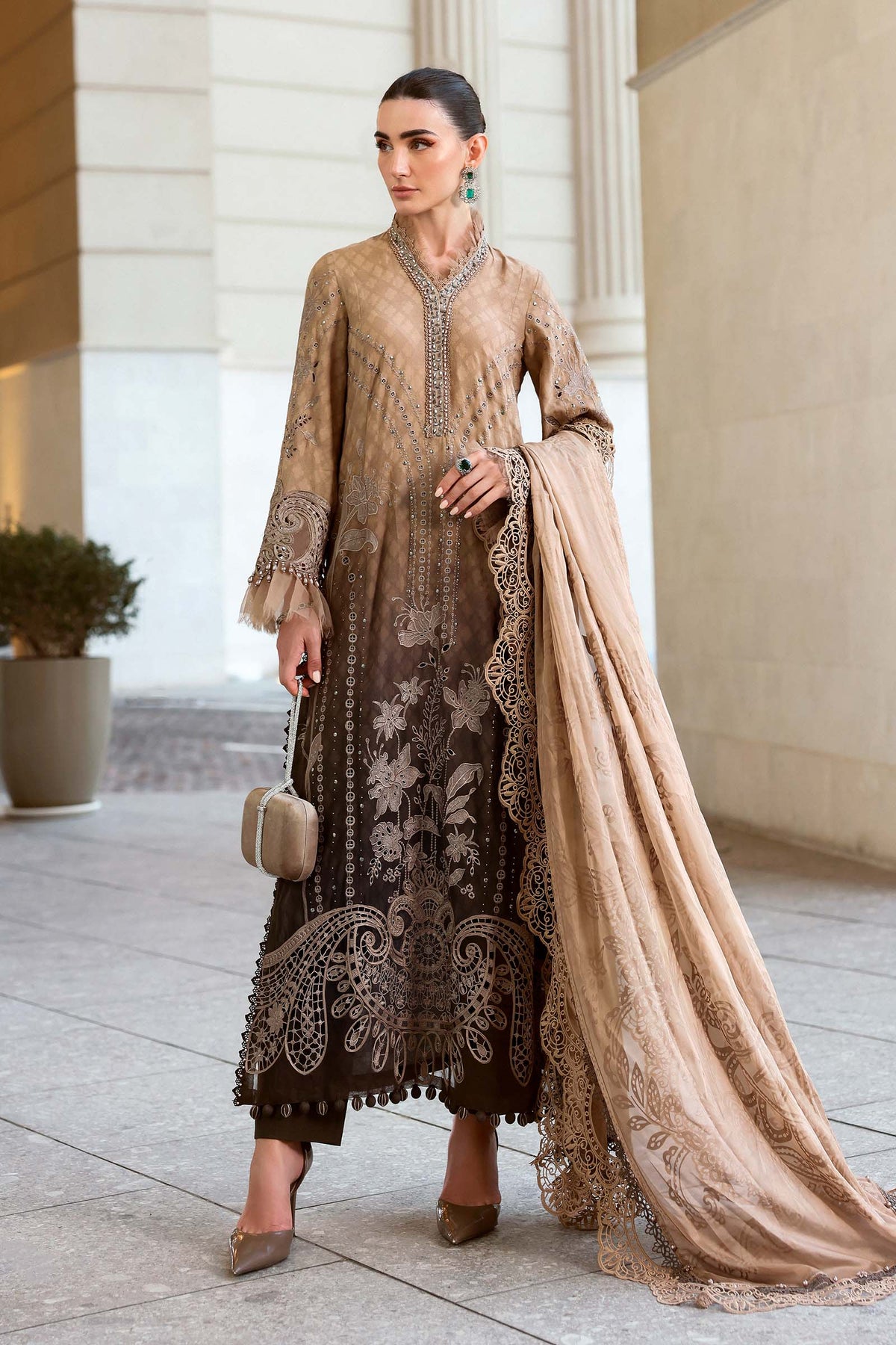 Maria B | Lawn 26 | D-2601-A - by Libayah - Registered Vendor of : Maria B - 100% Original Designer Dress