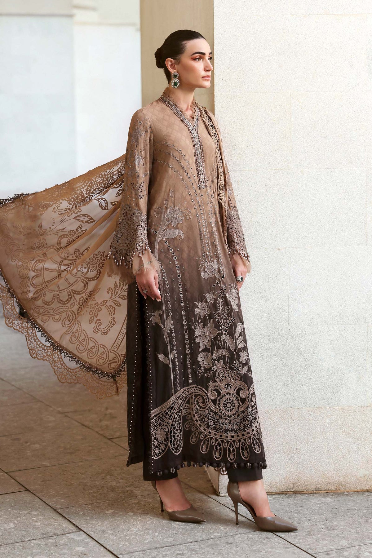 Maria B | Lawn 26 | D-2601-A - by Libayah - Registered Vendor of : Maria B - 100% Original Designer Dress