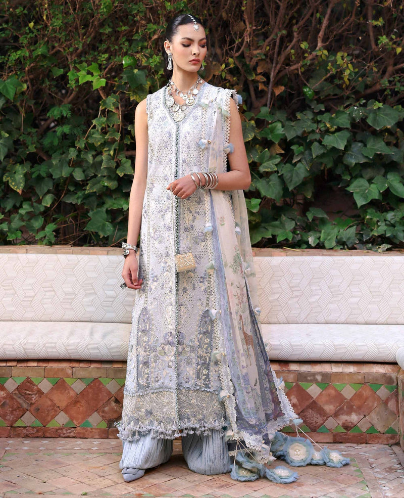Republic Womenswear | Reine Luxury Lawn 26 | Iris by Republic Womenswear - Designer Dress  - Type : Ladies Clothes - Available at Libayah - 100% Original 
